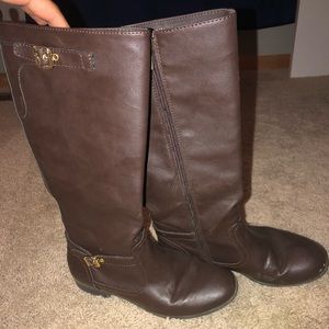 girls brown boots